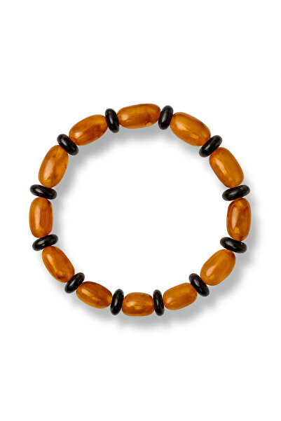 craftmystic Bratara Chihlimbar Galben si Maro-Rosiatic - Armonie Naturala, Pr...