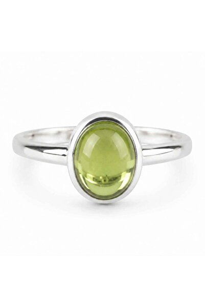 craftmystic Δαχτυλίδι Ασημένιο 925 με Φυσικό Οβάλ Περidot – Οπτιμισμός και Θε...