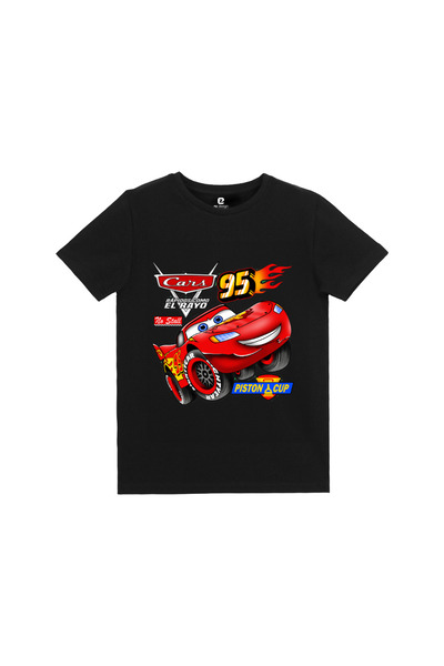 EZ Design Lightning Mcqueen Printed Kids Tshirt