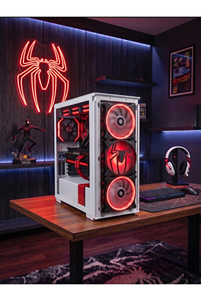 Örümcek Adam Temalı 120mm Fan Izgara | Vidasız Kolay Montaj | (1 Adet)