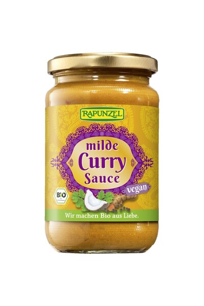 Rapunzel Sos curry fin, organic vegan, 330ml