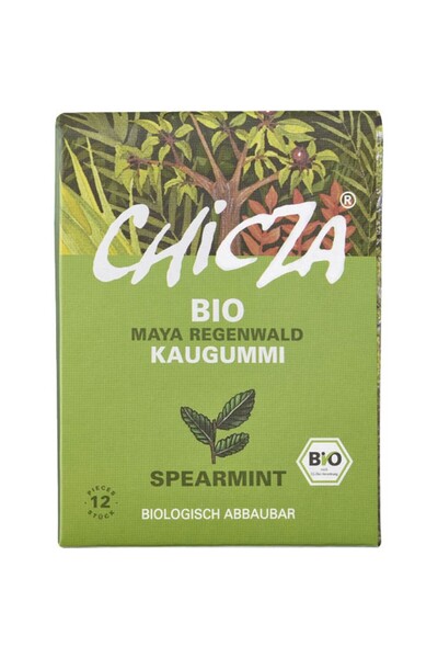 Chicza Gumă de mestecat organică cu mentă, 30g