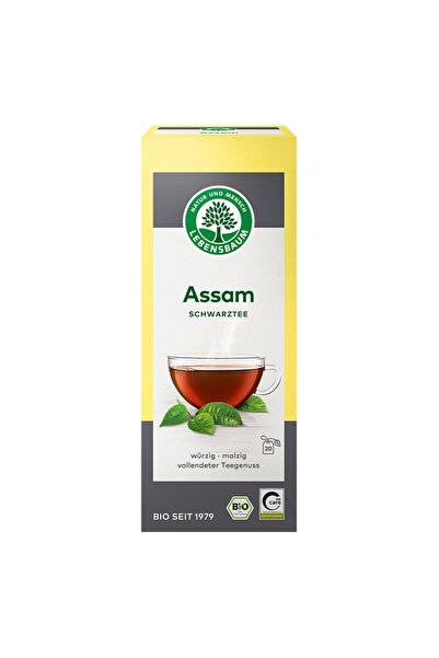Lebensbaum Ceai negru Assam 20 pliculețe de ceai organic, 40g