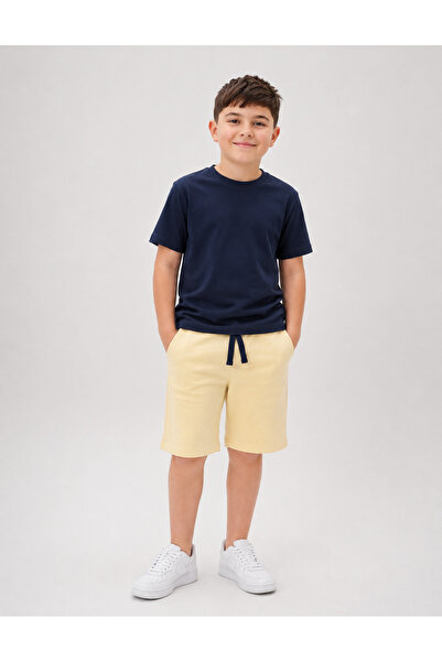 OrganicKid Bon Voyage Erkek Çocuk Bej Short