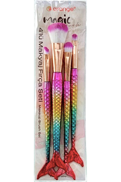 BALERA Makeup Brush Set 4-Piece Mermaid