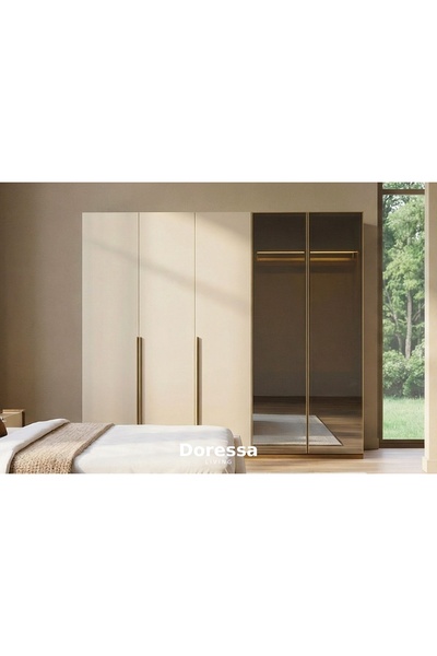 Doressa Living Vanta Sağ Reflekte Camlı Gardırop