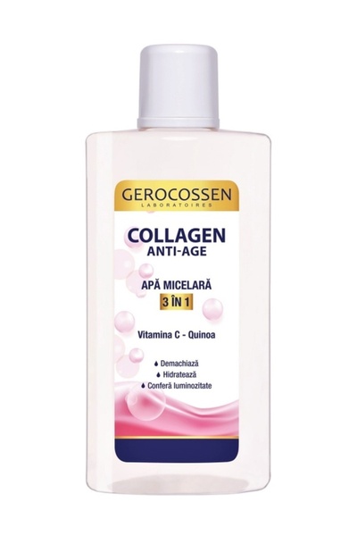 GEROCOSSEN Apa micelara Collagen cu colagen, extract de quinoa si vitamina C ...