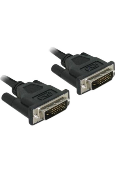DELOCK 84369 Καλώδιο DVI-D αρσενικό σε DVI-D αρσενικό, 0.5μ, Μαύρο (84369)
