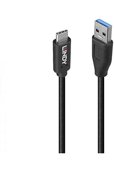 LİNDY Καλώδιο USB 3.2 USB-C αρσενικό - USB-A 15W PD 0,5μ 36970