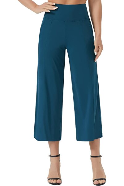 THE GYM PEOPLE Bootleg Yoga Capris Pants for Women Tummy Control High Waist W...