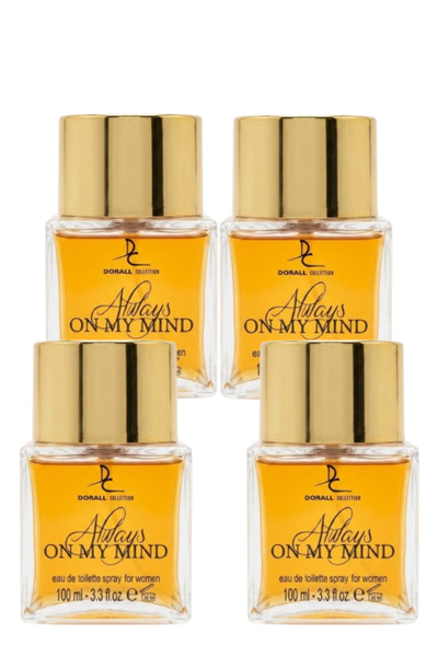 DORALL COLLECTION 4 قطع من عطر أون ماي مايند 100 مل
