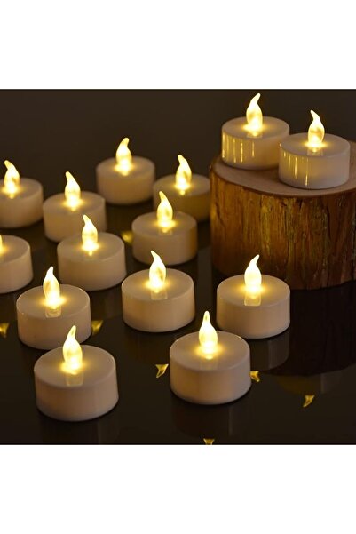 GENERAL Vickiss Tea Lights Battery Operated Candles,Set of 24 LED Tea Lights ...