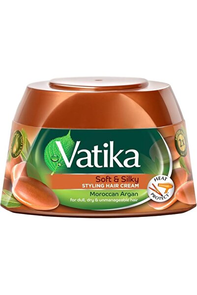Vatika Ayurveda Vatika Moroccan Argan Styling Hair Cream 140ml | 2x Softer Ha...