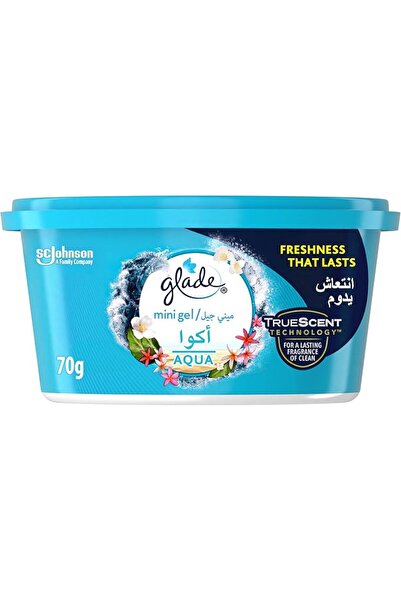 Glade Air Freshener Scented Gel with Aqua Scent, Car Freshener, 70 g | Compac...