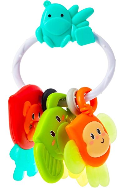 Infantino Safari Teething Pals|Baby Teething & Rattling Toy