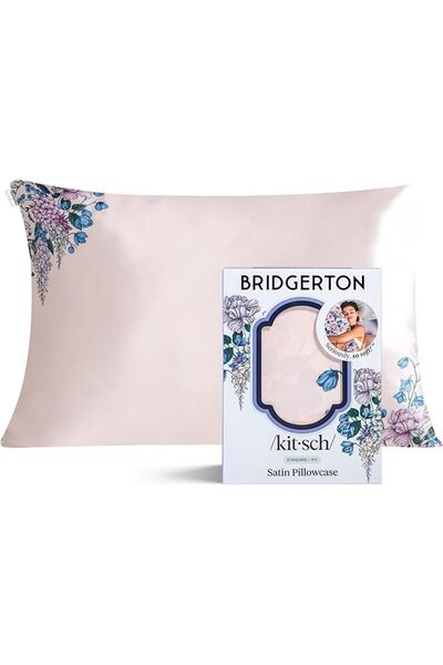 Kitsch Satin Pillowcase for Hair & Skin - Softer Than Silk Pillowcase for Hai...