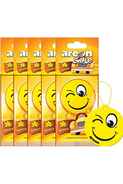 Areon Home Perfume Areon Vanilla Smile Car Perfumes 5-Pack