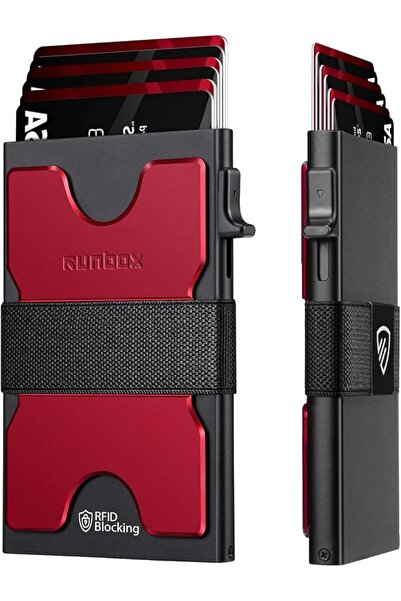 Runbox Top Layer Genuine Cowhide Leather Wallet for Men Slim Mens Wallet-Mone...
