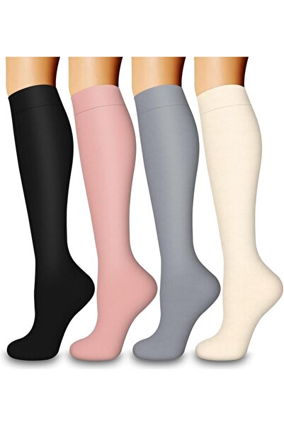 Bluemaple 4 Pack Leggings for Women Butt Lift High Waisted Tummy Control No S...