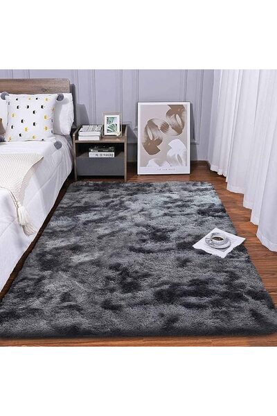 TINYBOY Area Rugs Fluffy Bedroom Carpet Soft Floor Mat Anti-Slip Living Room ...