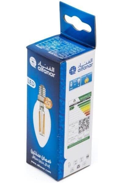 Alfanar CW 4.5W LED Filament Candle ENERGY EFFICIENT