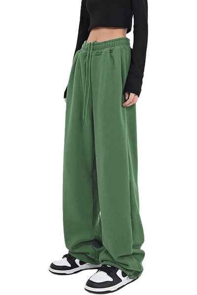 GENERAL Womens Wide Leg Sweatpants Casual Loose Yoga Pants Comfy Lounge Jogge...