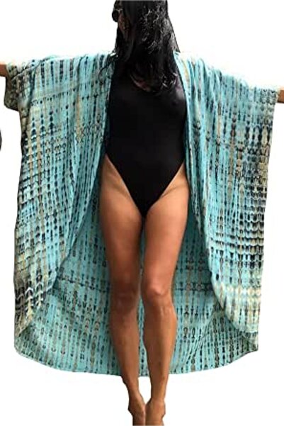 GENERAL Women's Summer Long Beach Dress Kimono Maxi Kaftan Cover ups