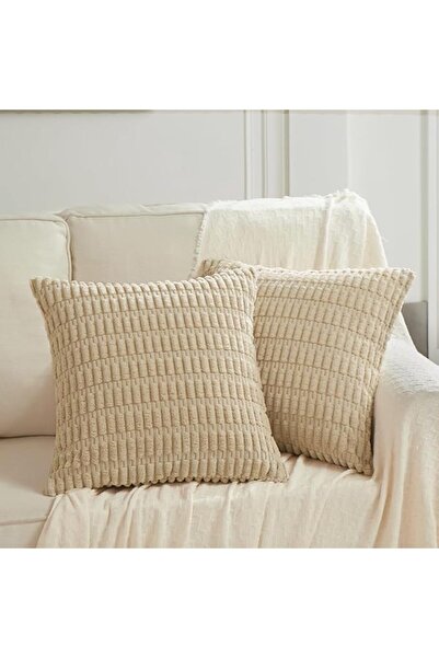 Fancy Homi 2 Packs Dusty Blue Decorative Throw Pillow Covers 18x18 Inch for L...