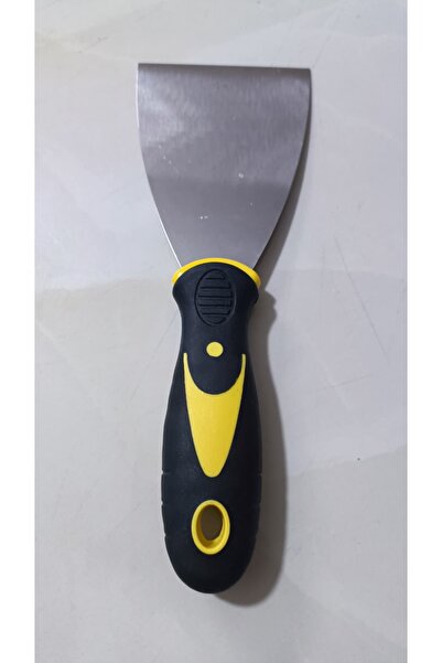 TOPALAKTİCARET Spatula Plastik Saplı 75 mm Alçı Spatulası Tamir Spatulası Çel...