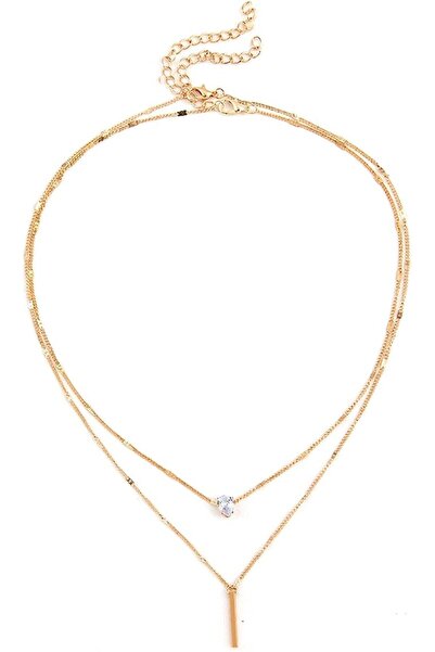 Shining Diva Fashion Stylish Multilayer Chain Pendant Necklace for Women and ...
