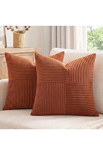 Fancy Homi عبوتان من أغطية الوسائد الزخرفية بنمط بوهو ريفي مقاس 18×18 بوصة لل...