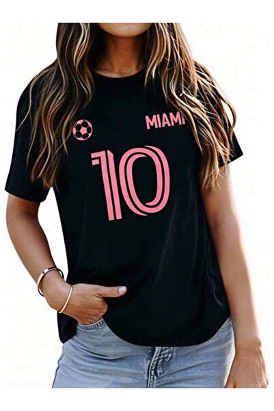 23ERVA Summer Outfit Women, Miami 10 Soccer Funny Vintage T-Shirt, Loose And ...