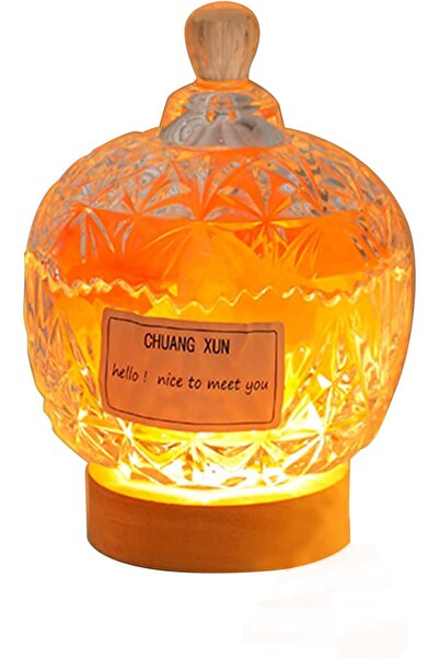 Arabest Natural Crystal Salt Aromatherapy Stone Lamp,USB Charging Bedside Tab...