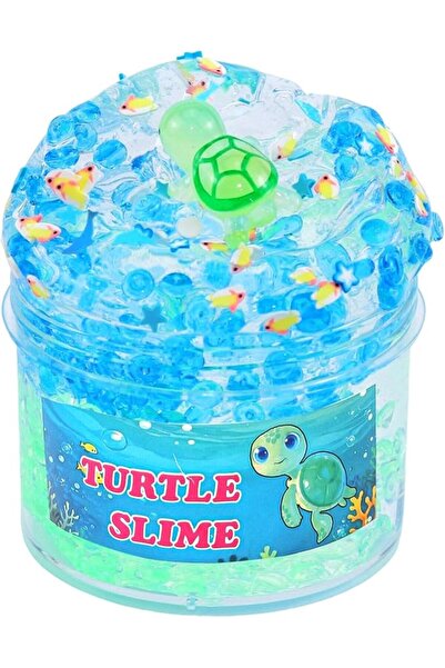 GENERAL Clear Glitter Slime Kit with Little Turtle Toy for Girls Age 6-14|Pre...
