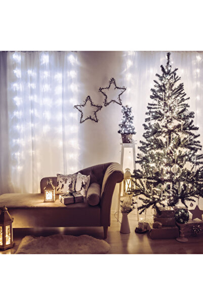 Alista Home Φωτοκουρτίνα LED, 200 λαμπάκια, λευκό, 4,2μ, IP44, 8 προγράμματα
