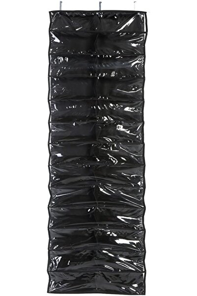 GENERAL 26 Pocket Shoe Organizer, Crystal Clear over the Door Hanging Closets...