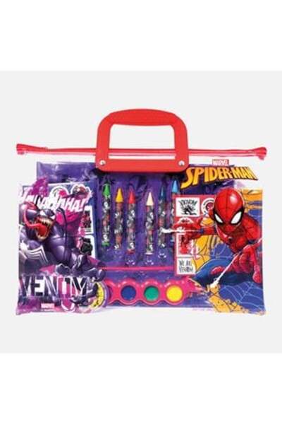 SPIDERMAN Coloring Set with Transparent Bag - Pattern