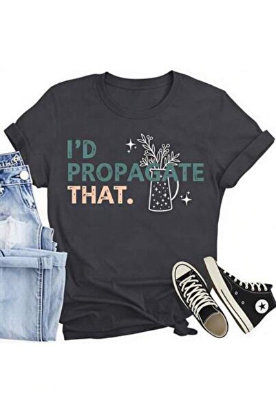 4Car Summer Outfit Women, I'd Propagate That Funny Vintage T-Shirt, Loose Bre...