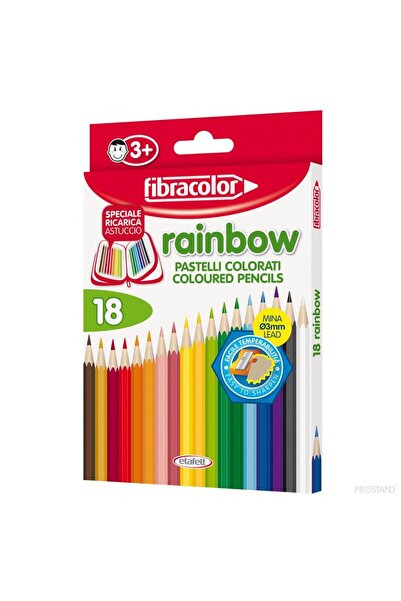 MC Micostore Fibracolor Rainbow colored pencils 18 colors