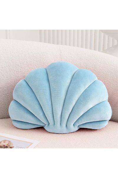 XIAIJIA Seashell Decorative Pillow Shell Shaped Throw Pillow 3D Insert Beach ...