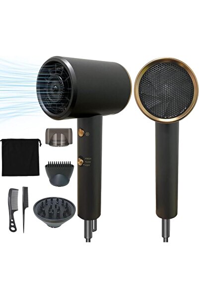 GENERAL 1800W Hair Dryer, Professional Salon Fast Drying Ion Hair Dryer, 3 He...