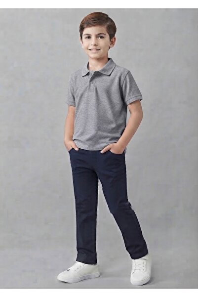 BLACK SWALLOW Unisex Kids 2-Piece Combination Short Sleeve Polo Collar T-Shir...