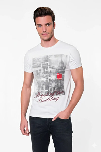 Mariposa Secret Men's Bridge Printed T-Shirt 1047