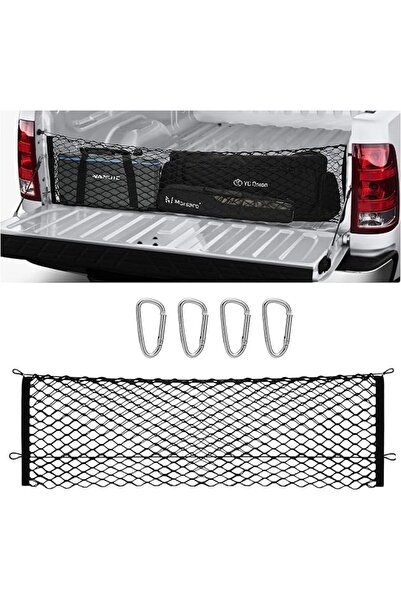 Generic Pickup Truck Cargo Net, Envelope Style Trunk Organizers and Storage N...