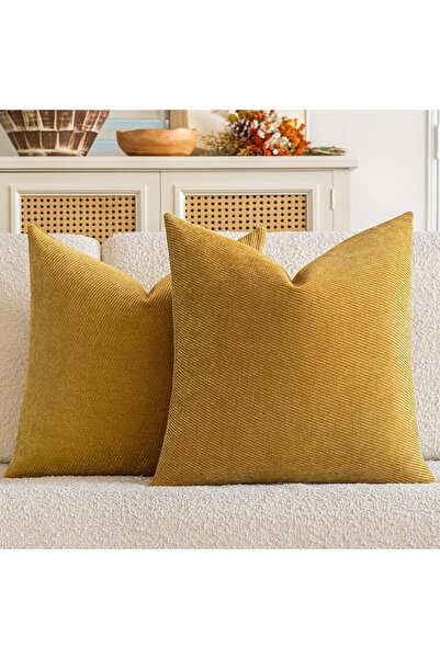 a moment Pack of 2 Decorative Chenille Cushion Cover Throw Pillow Covers with...