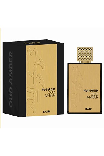 MANASIK Parfum Arabesc Oud Amber Noir Unisex 100 ml, Eau de Parfum Oud si Van...
