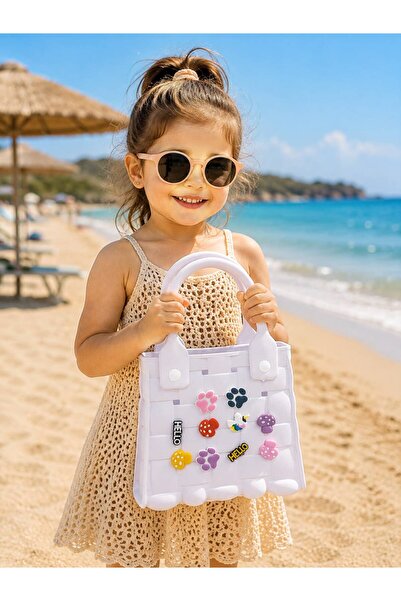 PAPUCUMUN DÜNYASI Children's Eva Material Water Resistant Emoji Pool Sea Beac...