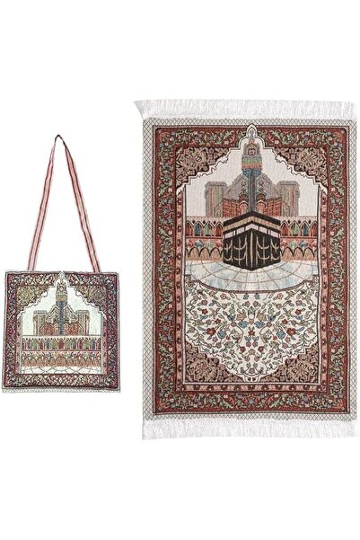 Oshima Tsubaki سجادة صلاة، سجادة صلاة منقوشة، تصميم أنيق، سجادة صلاة كبيرة رق...