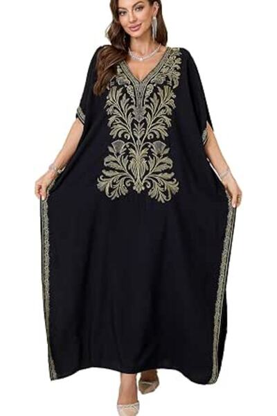 YouKD Women's Boho Long Kaftan Dress Maxi Cardigan One Size Loungewear Bikini...