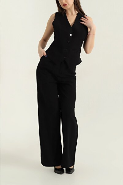 Mivelya Set elegant de vestă și pantaloni pentru femei